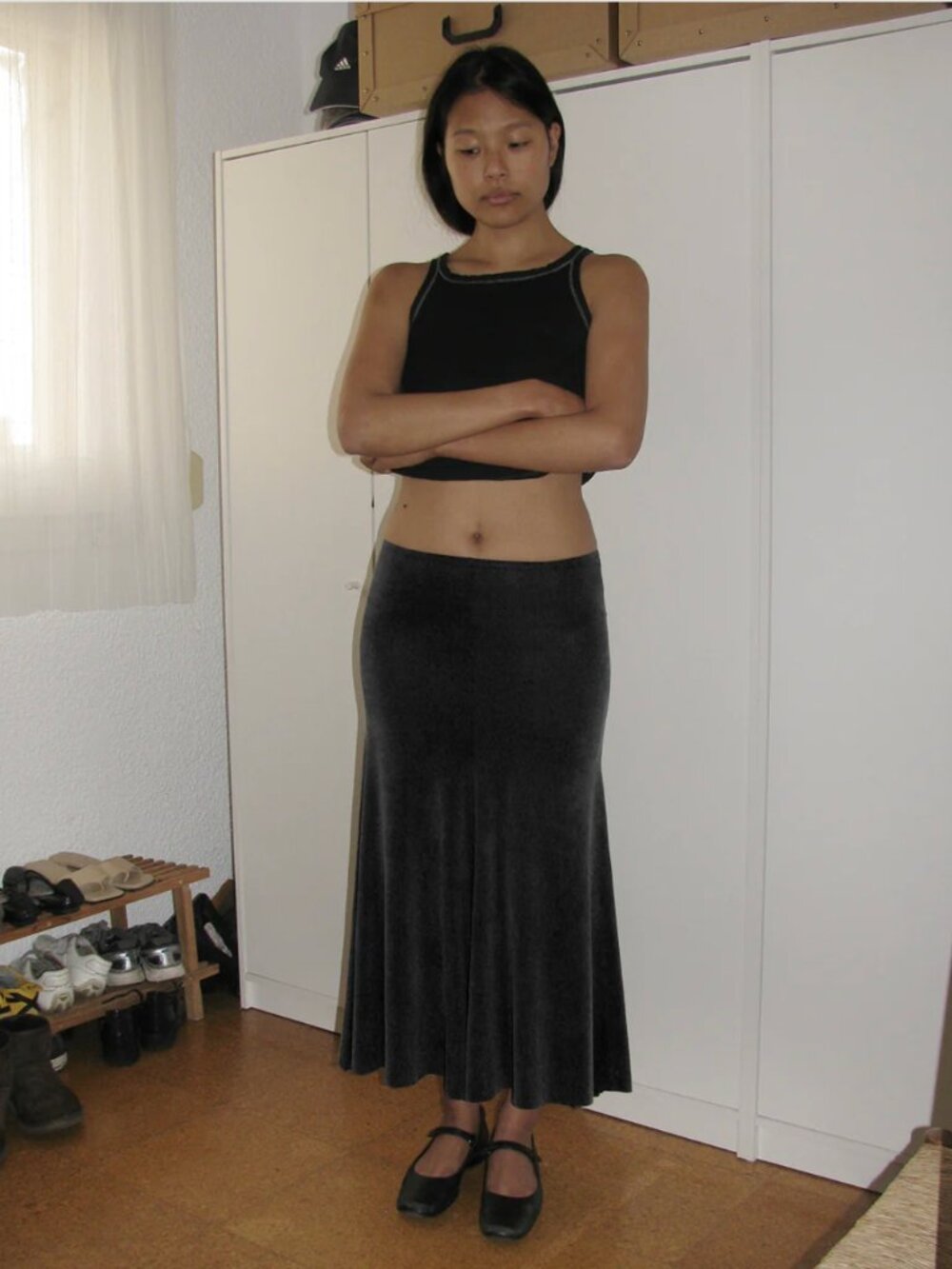 Paloma Wool Vicky Flared Cupro Skirt (Black, size M) - Picture 4 of 14